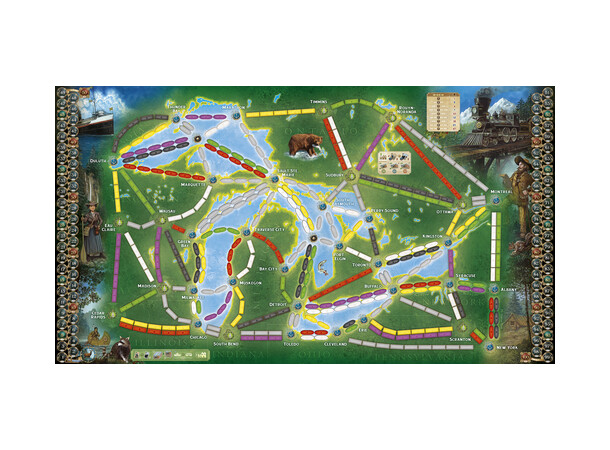 Ticket to Ride Rails & Sails Brädspel Frittstående spel 